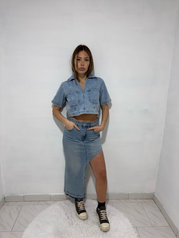COORDINATO IN DENIM BY LUMINA